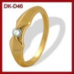 Pierścionek z brylantem 0.11ct DK-D46